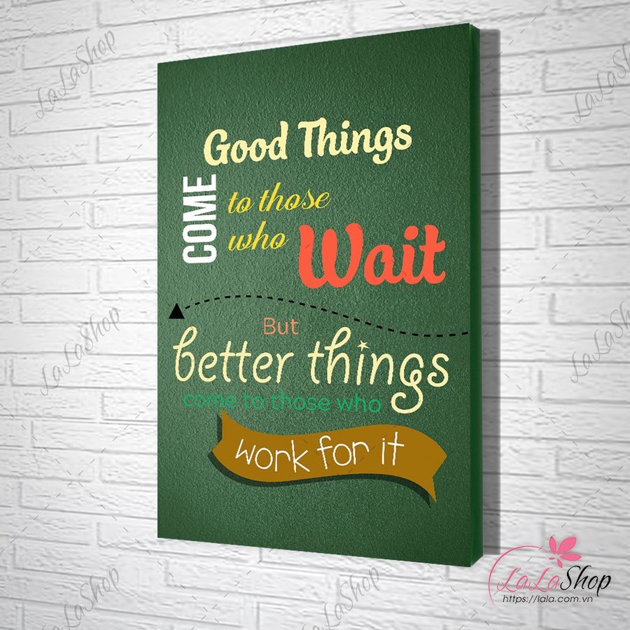Tranh Văn Phòng Good Things