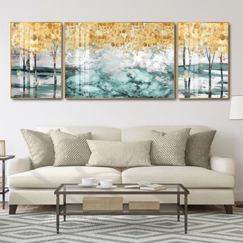 Tranh Treo Tường Nghệ Thuật Rừng Cây Lá Vàng