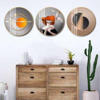 Tranh Tròn Treo Tường Cô Gái Nghệ Thuật 2