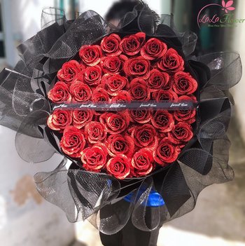 Bó hoa kim tuyến 33 bông cao cấp