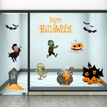 Combo Decal Halloween thây ma đáng sợ