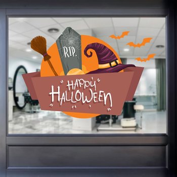 Decal trang trí halloween kinh dị 2