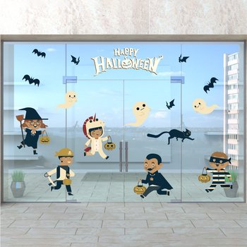 Combo Decal trang trí Halloween lễ hội bóng ma