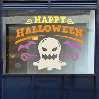 Decal trang trí halloween và bóng ma