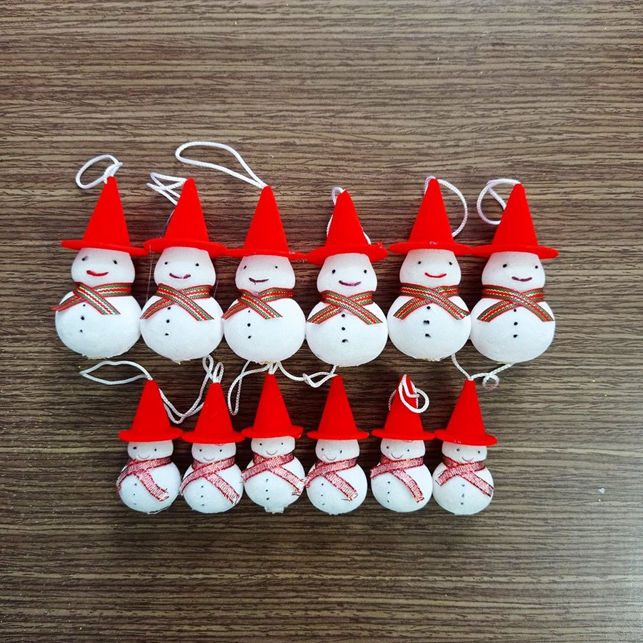 Đồ trang trí noel bộ 6 người tuyết treo