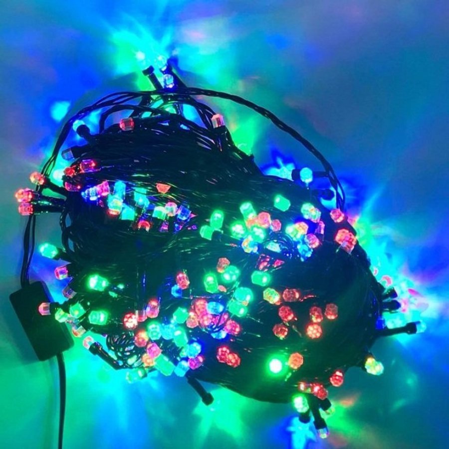 Dây đèn led 45m cao cấp nháy nhiều màu ngoài trời