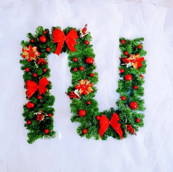 Dây thông trang trí noel sắc đỏ