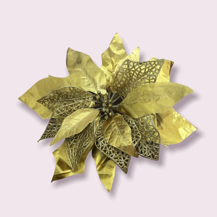 Hoa trạng nguyên lớn size 28cm trang trí cây thông noel