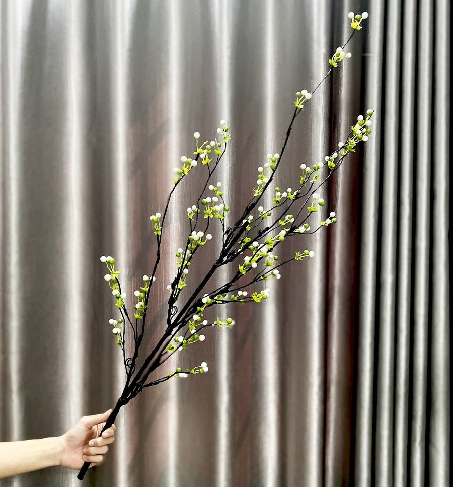 Cành cherry cổ trang trí tết 1m1