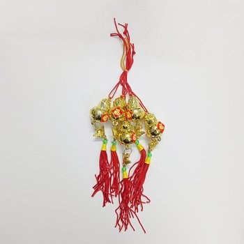 Bộ 5 dây lộc treo hồ lô vàng và thỏi vàng (16)