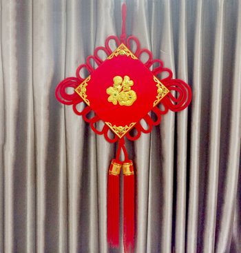 Liễn chữ phúc nhung đỏ lớn 1m1 trang trí phòng khách ngày tết mẫu 2