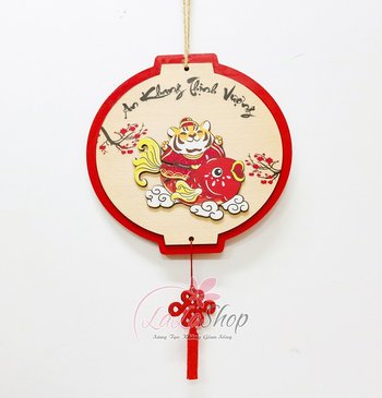 Lộc treo tết Bảng gỗ An khang thịnh vượng 2022 trang trí tết