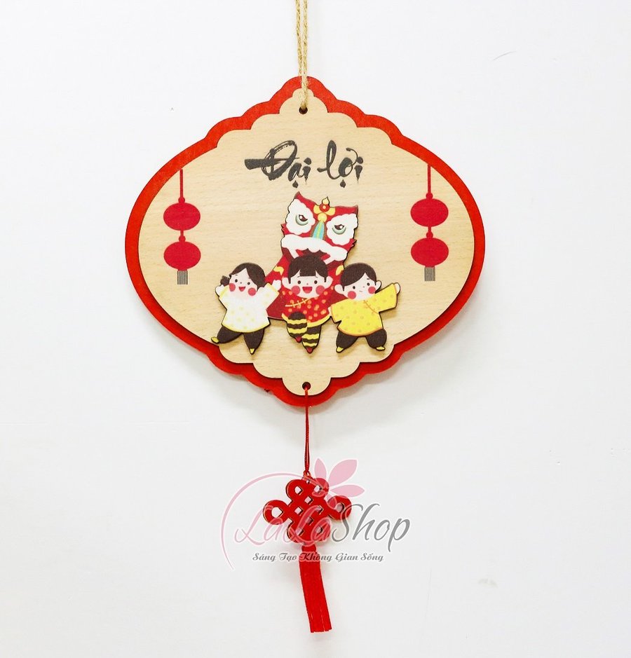 Lộc treo tết Bảng gỗ đại lợi trang trí tết