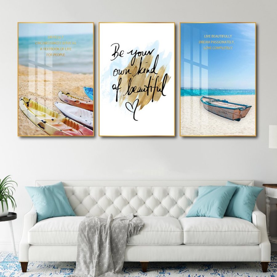 Tranh treo tường be your own kind of beautiful