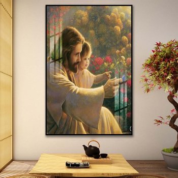 Tranh Treo Tường Chúa Giêsu Và Em Bé