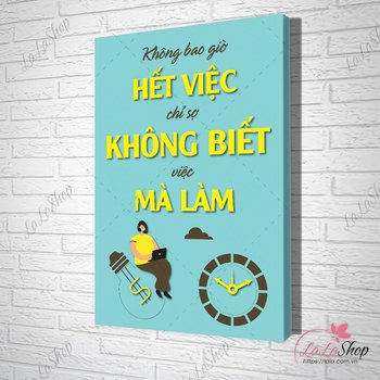 Tranh slogan không bao giờ hết việc