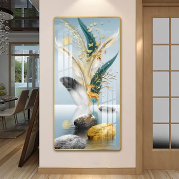 Tranh Treo Tường Hươu Hoa Tài Lộc 7