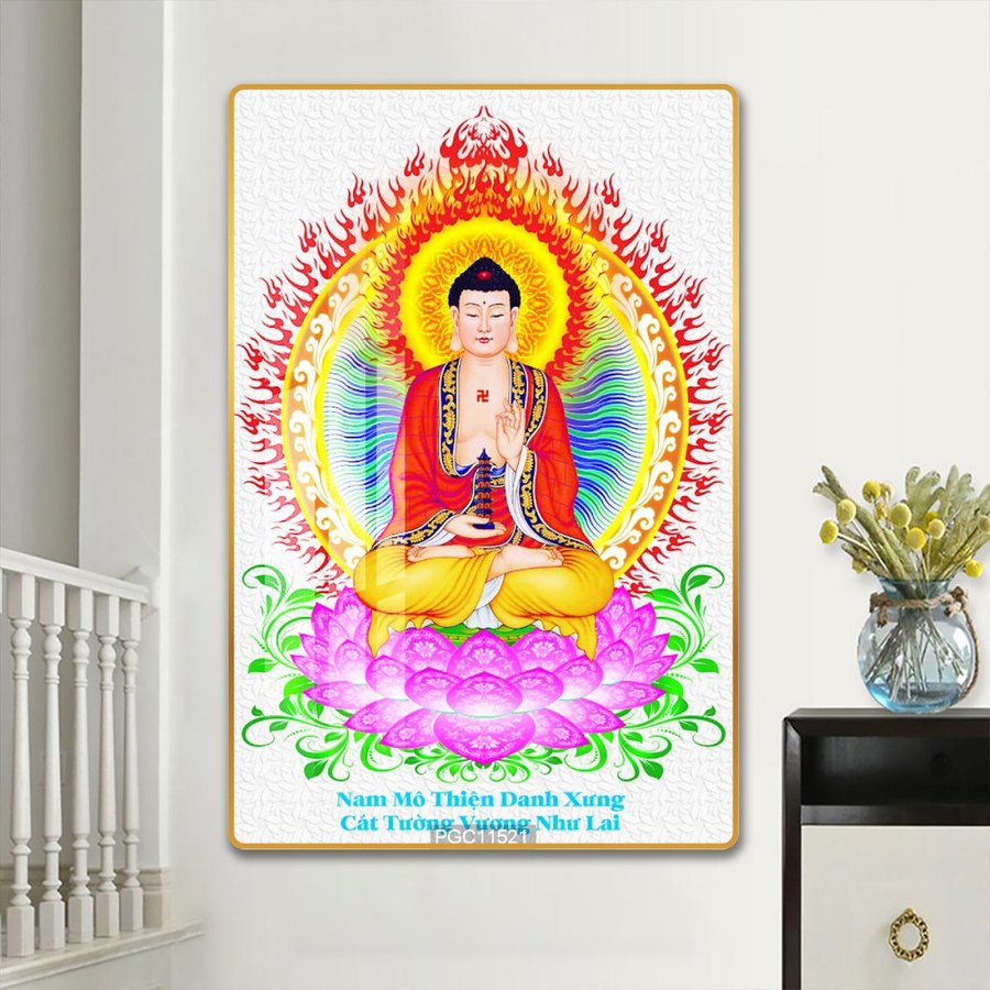 Tranh treo tường phật dược sư 02