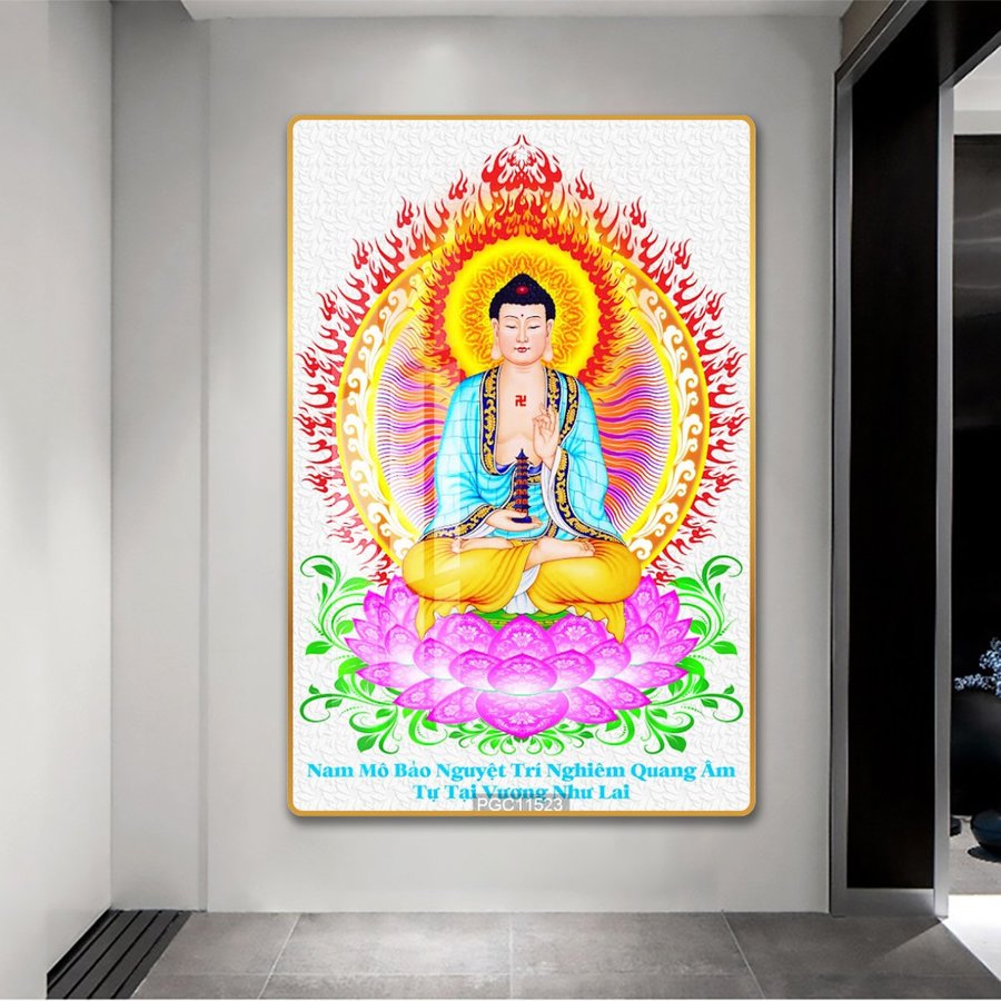 Tranh treo tường phật dược sư 04
