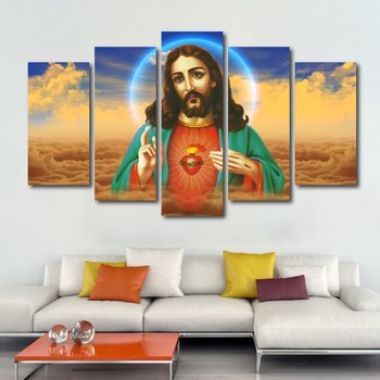 Bộ 5 tấm tranh treo tường chúa giêsu