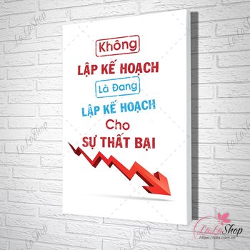 Tranh treo tường không lập kế hoạch