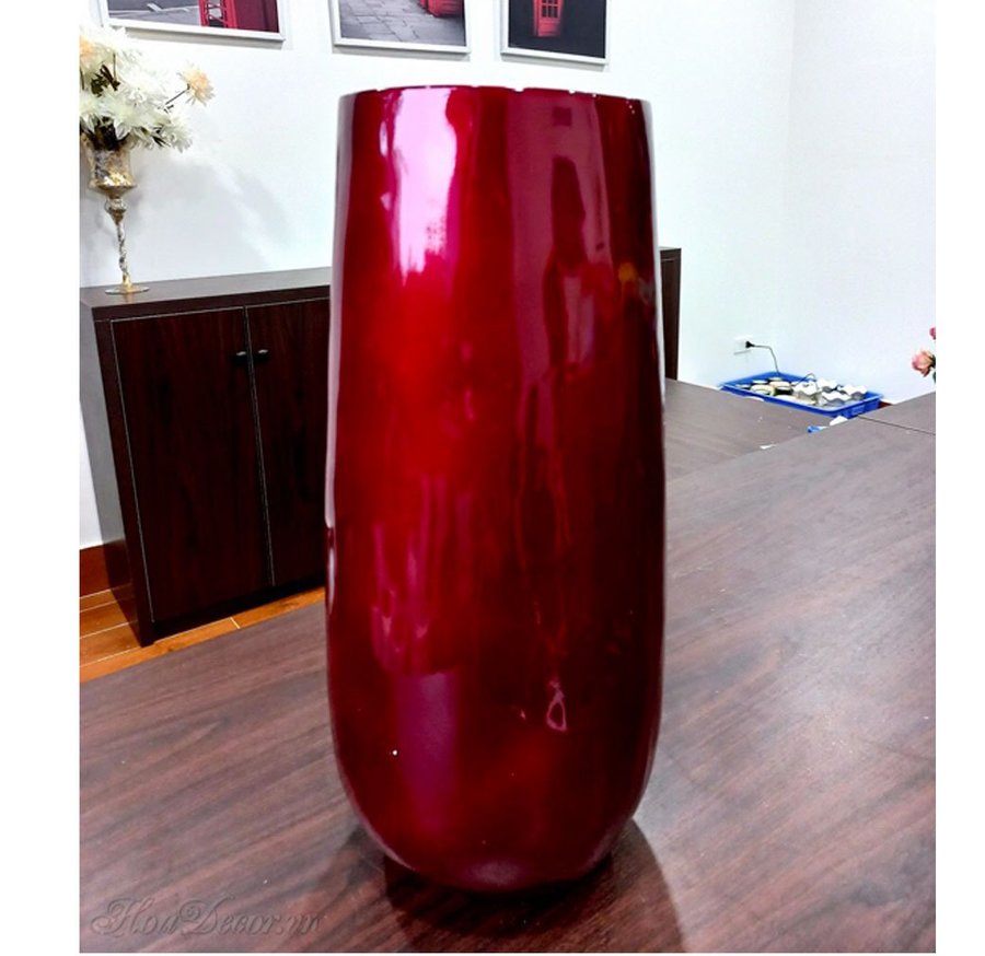 Bình cắm hoa cao 48cm rộng 18cm