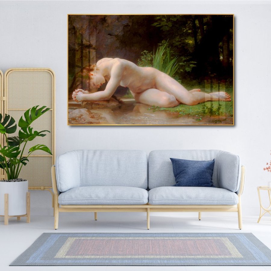 Tranh treo tường sơn dầu thiếu nữ khỏa thân 39