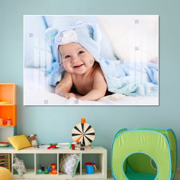 Tranh treo tường em bé cười ngộ nghĩnh đáng yêu 7