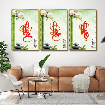 Tranh thư pháp chữ Phúc Lộc Thọ 3