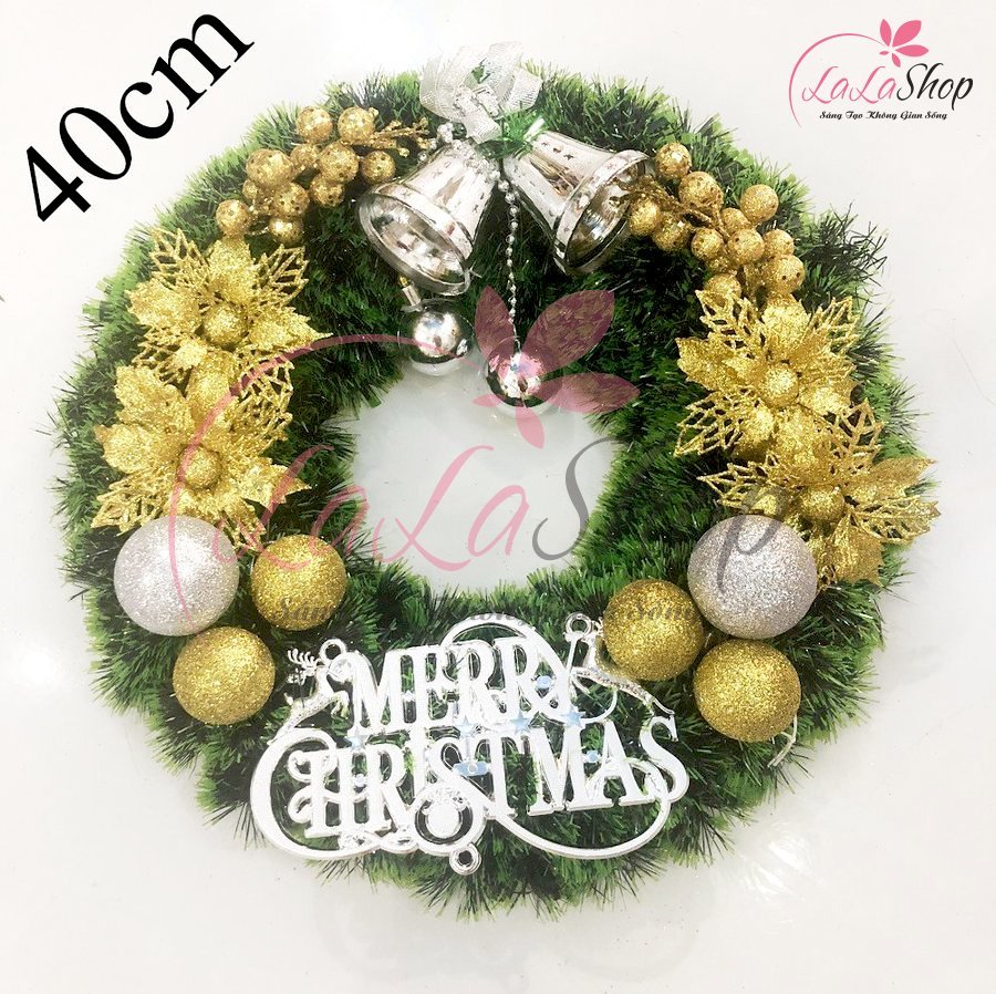 Vòng nguyệt quế trang trí hoa vàng