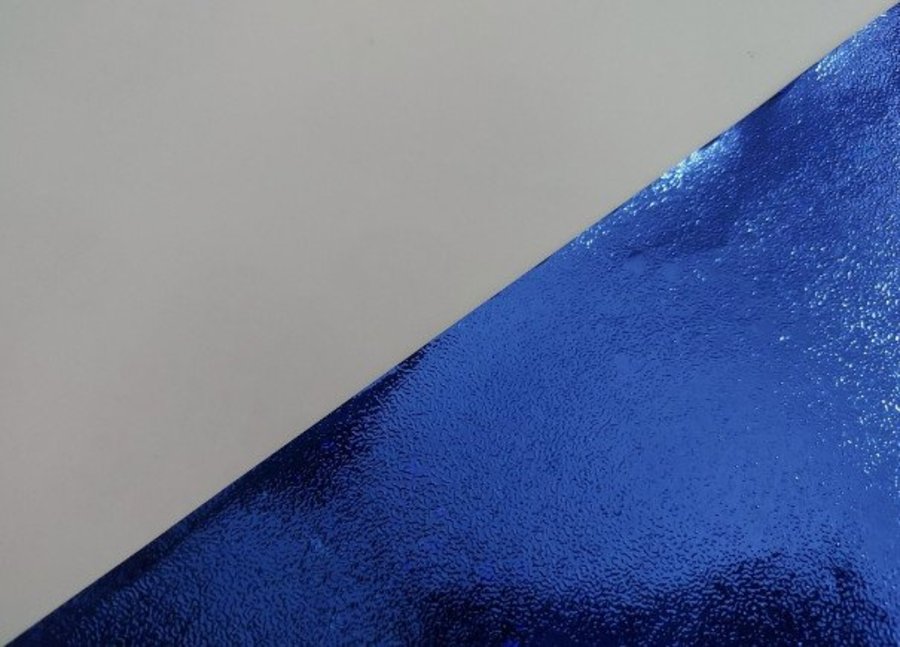 Set 5 Giấy gói quà xà cừ trang trí kim tuyến bóng màu xanh dương