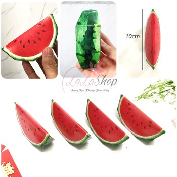 Miếng Dưa Hấu Giấy 10cm Trang Trí Tết 1