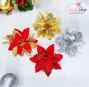 Hoa trạng nguyên size trung trang trí Noel