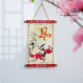 Lộc treo tết chữ lộc lộc treo cửa ngày tết