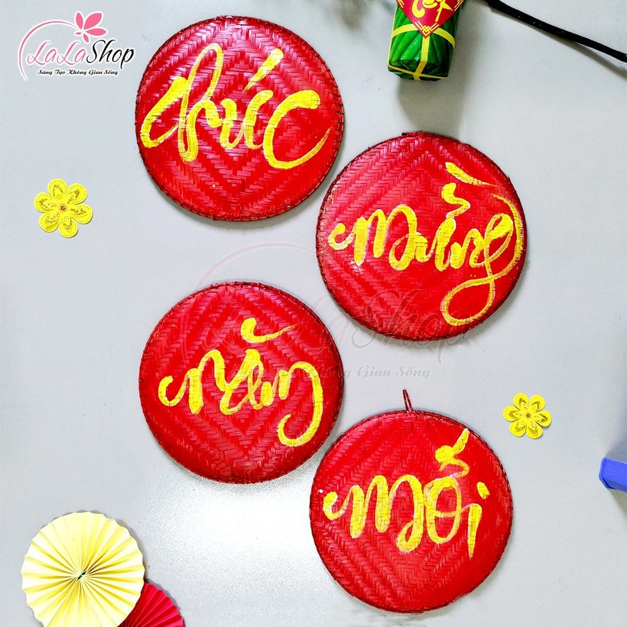 Combo 4 mẹt câu đối xuân Chúc mừng năm mới trang trí tết