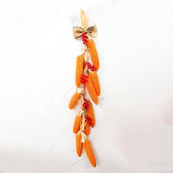 Dây 10 bắp ngô vàng trang trí Tết