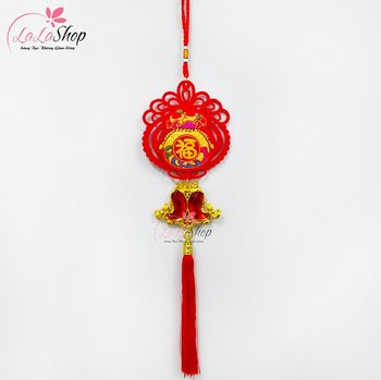 Dây lộc treo chữ phúc may mắn trang trí tết mẫu 3