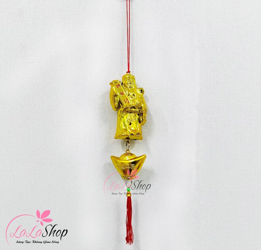 Dây lộc treo thần tài thỏi vàng tài lộc may mắn trang trí tết