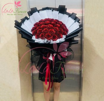 Bó hoa sáp kim tuyến 35 bông cao cấp quà tặng yêu thương cho ngày kỷ niệm ý nghĩa