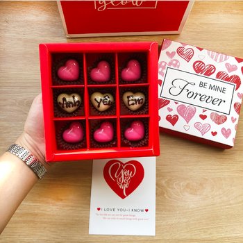 Hộp socola valentine 9 viên