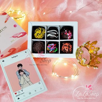 Hộp 6 viên socola Truffle ngọt ngào