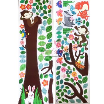 Decal cây thỏ trắng