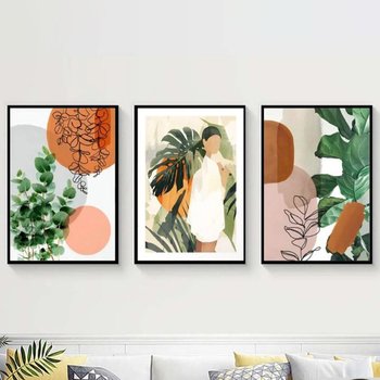 Bộ tranh treo tường 3 tấm nghệ thuật thiên nhiên thư giãn