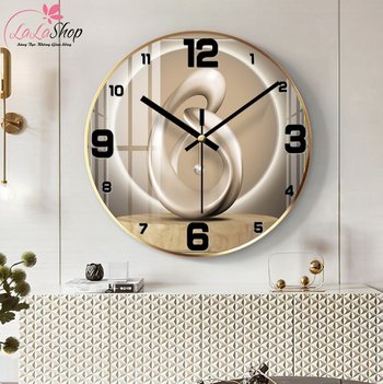 Đồng hồ treo tường trang trí đẹp mẫu nghệ thuật tối giản TR3013