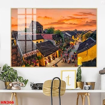 Tranh Treo Tường Phong Cảnh Phố Đi Bộ Hội An