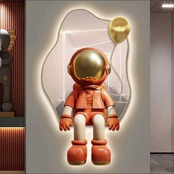 Tranh Đèn Led Tráng Gương Pha Lê Phi Hành Gia