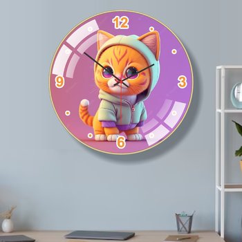 Đồng hồ treo tường hình thú dễ thương kim trôi mẫu 939