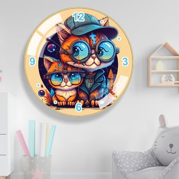 Đồng Hồ Treo Tường Hình Thú Dễ Thương Kim Trôi Mẫu 943