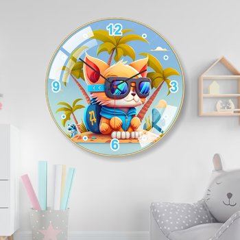 Đồng Hồ Treo Tường Hình Thú Dễ Thương Kim Trôi Mẫu 944