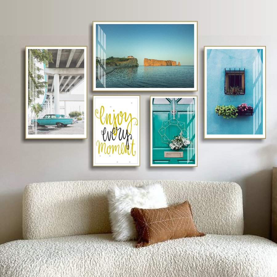 Tranh Treo Tường Phong Cảnh Biển Enjoy Every Moment